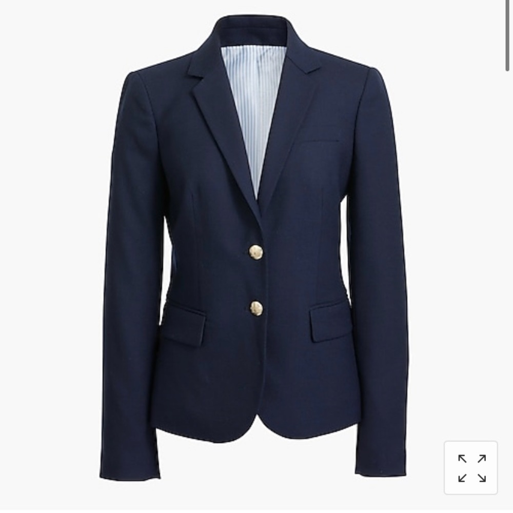 J Crew Schoolboy Blazer - Navy